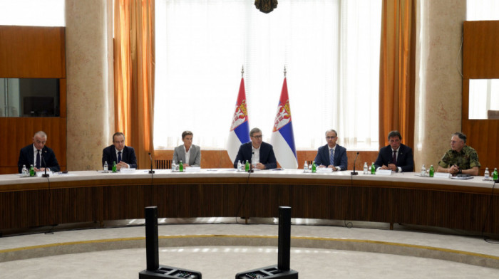 Sednica Saveta za nacionalnu bezbednost u Palati Srbija