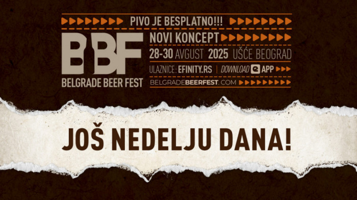 Sedam dana do muzičkog događaja godine - Belgrade Beer Fest 2025 počinje 28. avgusta