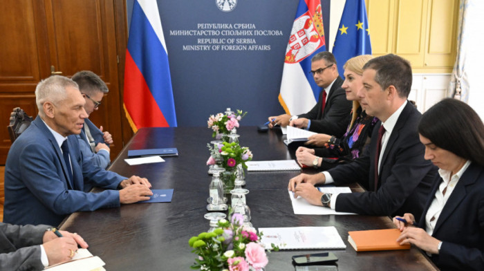 Đurić sa Bocan-Harčenkom o daljim koracima bilateralne saradnje Srbije i Rusije