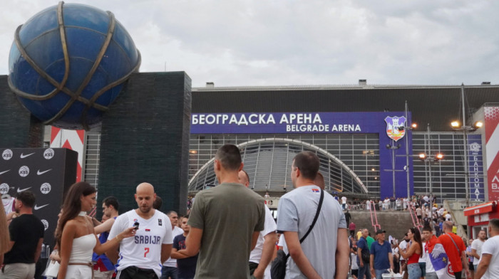 Generalna proba pred Evrobasket: Utakmica reprezentacija Srbija i Slovenije u Beogradskoj areni