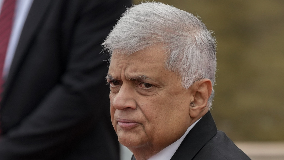 Pritvoreni bivši predsednik Šri Lanke Ranil Vikremesinge hospitalizovan