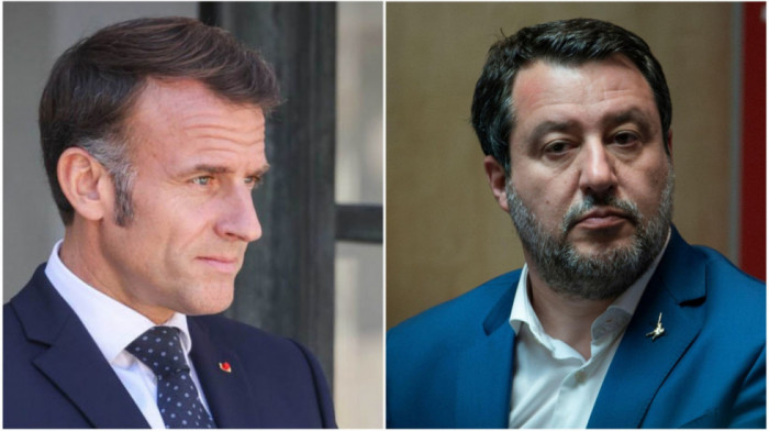 Diplomatska čarka RIma i Pariza: Salvini poručio Makronu da se "uhati za tramvaj" do Ukrajine, stavi šlem i uzme pušku