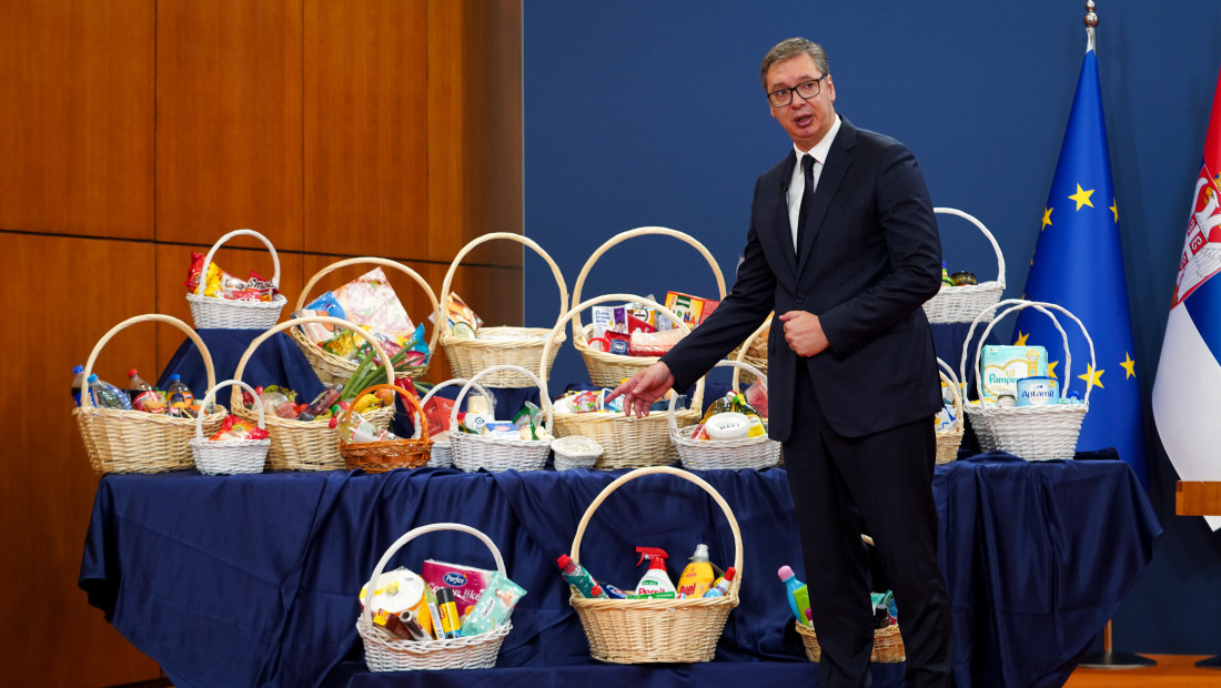 Vučić predstavio set ekonomskih mera: Značajno smanjenje marži za 23 grupe proizvoda, biće maksimalno 20 odsto