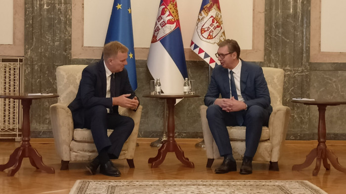 Počeo sastanak Vučića i Sorensena u Beogradu