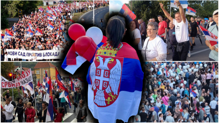 Građani protiv blokada ponovo na ulicama: Završeno okupljanje u 100 mesta širom Srbije