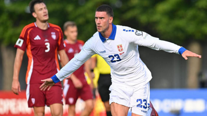 Letonija - Srbija (0:1): Vlahović zatresao mrežu domaćina