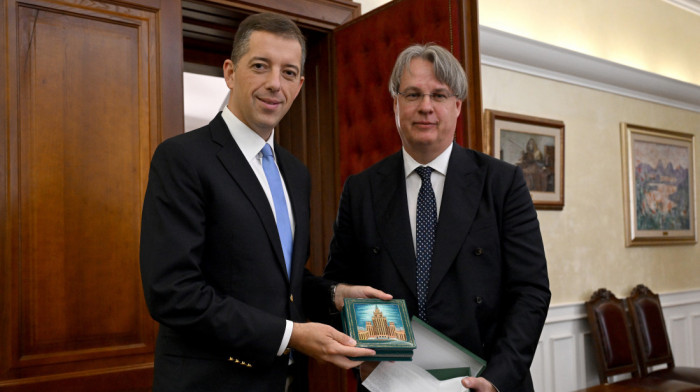 Đurić sa Logvinovim o nastavku saradnje Srbije i Ruske Federacije u Ujedinjenin nacijama