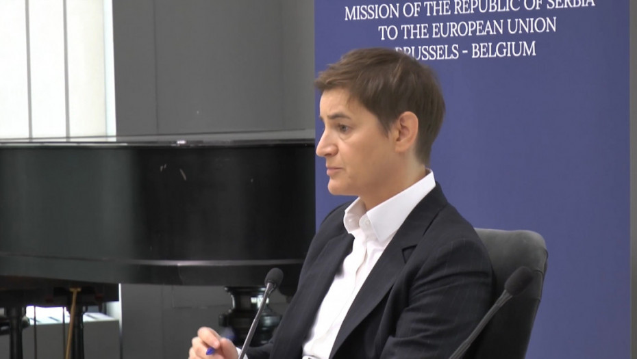 Brnabić: Sastanci u Briselu veoma dobri, glavna tema Klaster 3