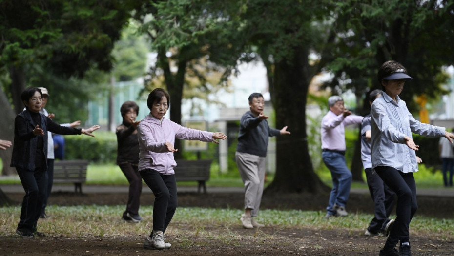 Procenat stanovnika starijih od 65 u Japanu dostigao rekordnih 29,4 odsto