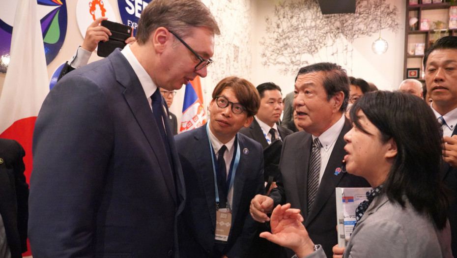 Vučić posetio paviljon Japana na izložbi Ekspo u Osaki