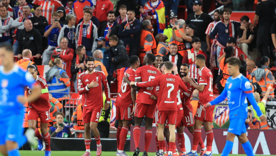 Kapiten doneo pobedu u sudijskoj nadoknadi: Liverpul uz velike muke savladao Atletiko Madrid