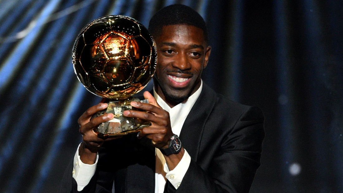 Dembele nije krio emocije posle osvajanja "Zlatne lopte": Zahvalio se porodici, ali i bivšim saigračima iz Barselone