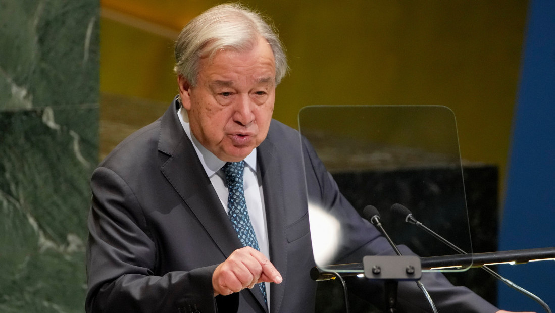 Gutereš: Čovečanstvo je promašilo klimatski cilj od 1,5 stepeni Celzijusa