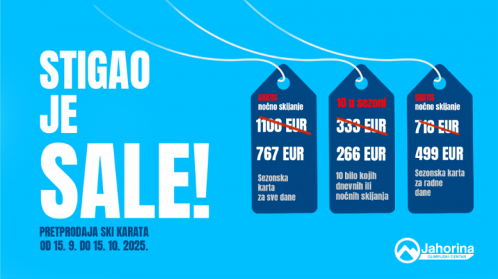 Stigao je SALE: Na Jahorini počela pretprodaja ski-karata uz velike popuste