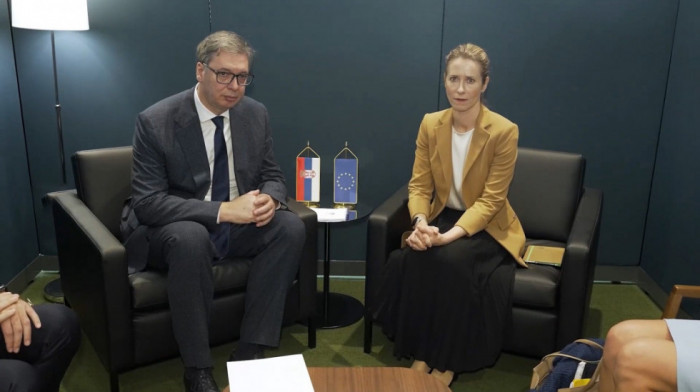Vučić se u Njujorku sastao sa visokom predstavnicom Evropske unije Kajom Kalas
