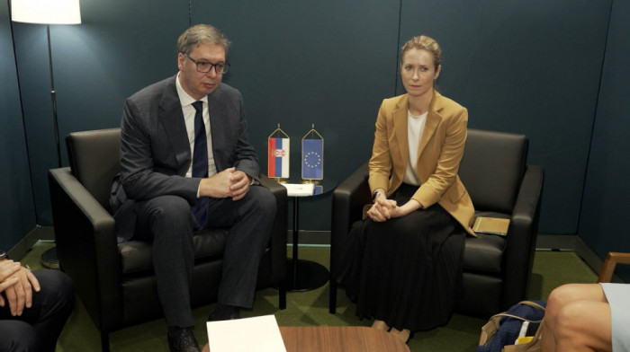 Vučić sa Kajom Kalas: Srbija opredeljena za evropski put