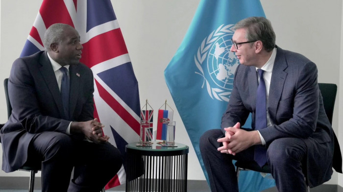 Vučić sa Lamijem o saradnji Srbije i UK, regionalnim pitanjima, investicijama