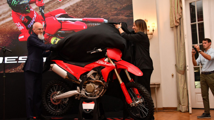 Dukati predstavio prvi terenski motor Desmo MX450 u Beogradu
