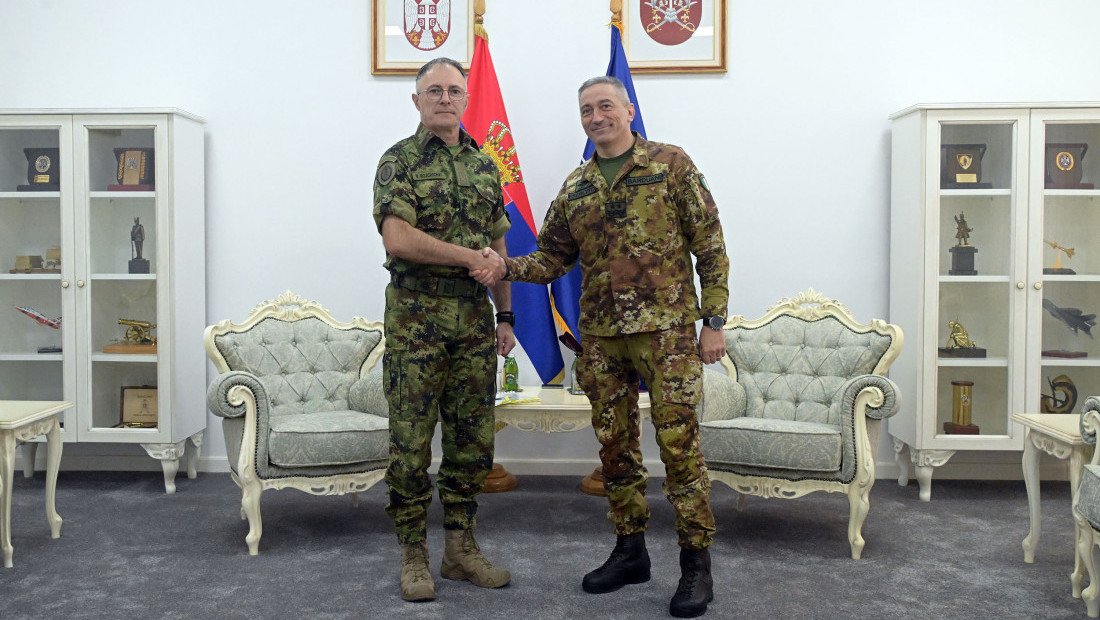 Načelnik Generalštaba sa komandantom Kfora o situaciji na Kosovu i Metohiji