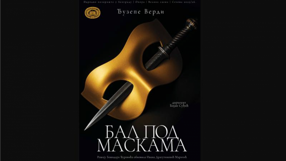 Premijernom obnovom Verdijeve opere "Bal pod maskama" 1. oktobra počinje sezona u Narodnom pozorištu