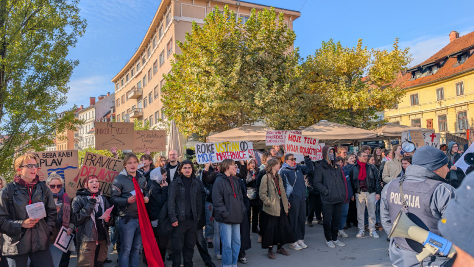 U Ljubljani održani skupovi pristalica i protivnika prava na abortus