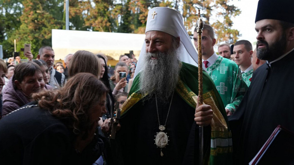 Porfirije služio liturgiju u Sabornoj crkvi povodom slave Svetog mučenika Nestora
