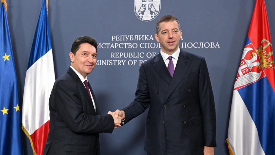 Đurić sa francuskim senatorom Kadikom o ekonomskoj saradnji i bilateralnim odnosima