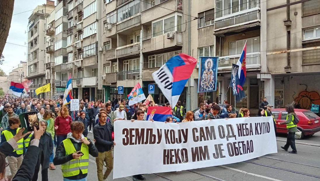 Počeo skup podrške Srbima sa KiM u organizaciji studenata u blokadi i grupa građana