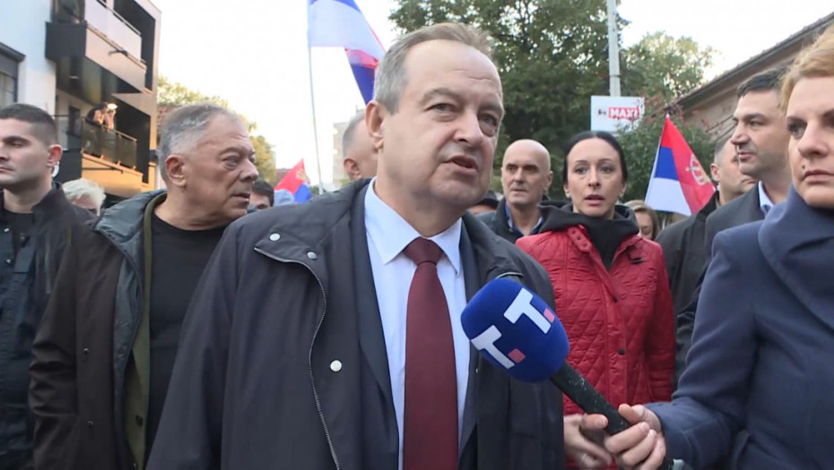 Dačić: Poruka skupova je podrška srpskom narodu na KiM i da žele prekid blokada
