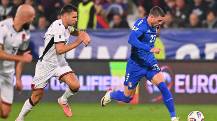 Kvalifikacije za SP Srbija - Albanija 0:1: Jović je zamenio Mitrovića, izašao i Živković