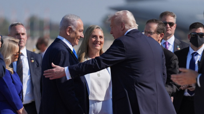 Donald Tramp stigao u Izrael: Dočekao ga Benjamin Netanjahu
