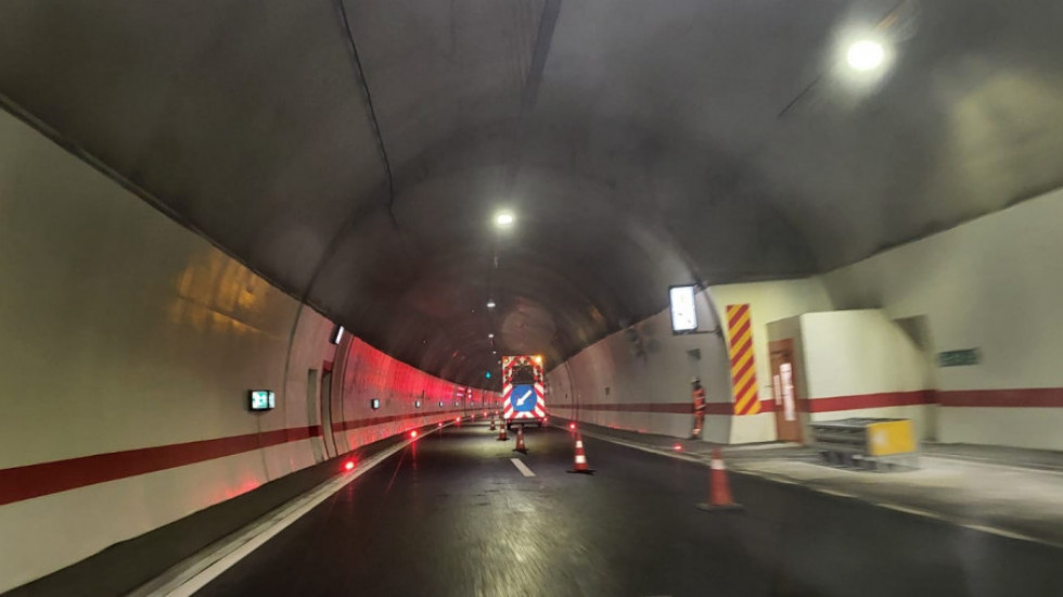 Radovi u desnoj cevi tunela Munjino brdo: Do 8. aprila saobraćaj će biti preusmeren na levu tunelsku cev