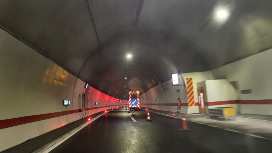 Radovi u desnoj cevi tunela Munjino brdo: Do 8. aprila saobraćaj će biti preusmeren na levu tunelsku cev