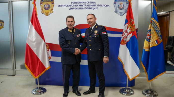 Direktor policije Srbije sastao se sa kolegom iz Austrije: Vasiljević i Takač razgovarali o bezbednosti i migracijama