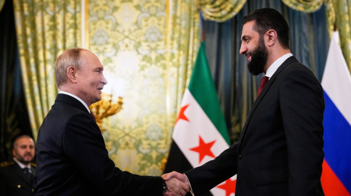 Al Šara nakon razgovora s Putinom potvrdio bliske veze Sirije sa Rusijom