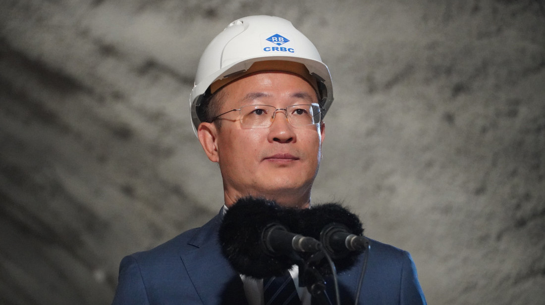 Li Ming: Probijanje desne cevi tunela "Iriški venac" istorijski trenutak