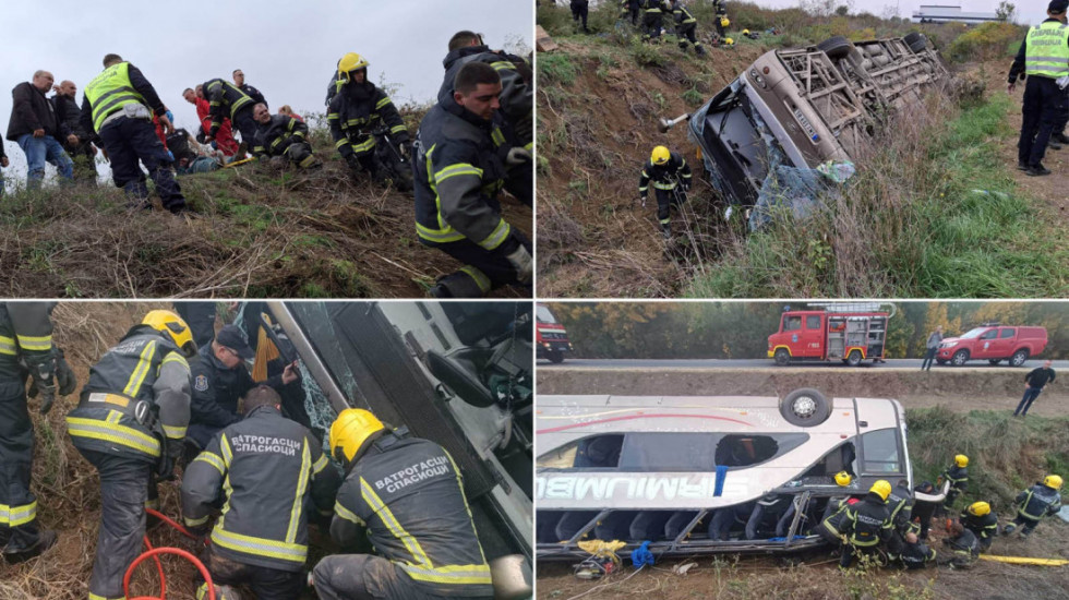 Tri osobe poginule u nesreći kod Sremske Mitrovice: Više od 80 osoba povređeno, hospitalizovano 35