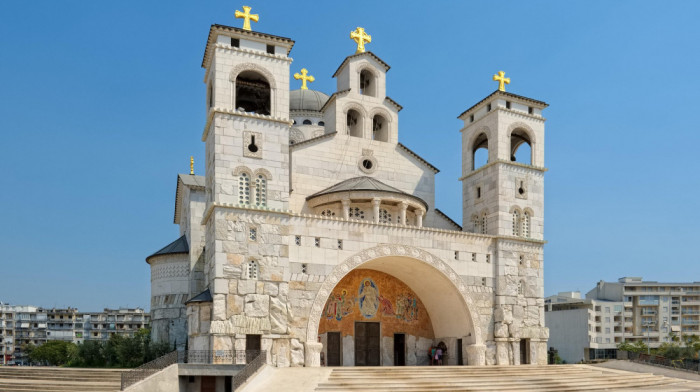 Požar u kripti Hrama Hristovog Vaskrsenja u Podgorici