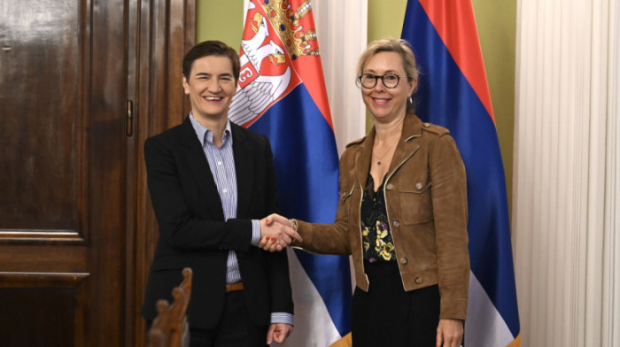 Brnabić sa ambasadorkom Francuske: Bilateralni odnosi na visokom nivou