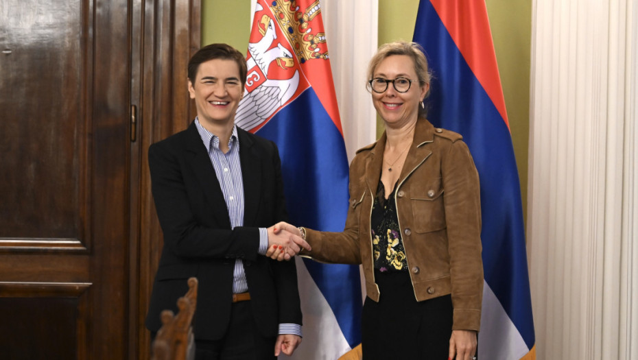 Brnabić sa ambasadorkom Francuske: Bilateralni odnosi na visokom nivou