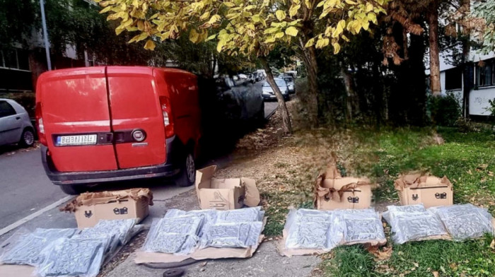 Uhapšen muškarac u Beogradu sa oko 35 kilograma marihuane