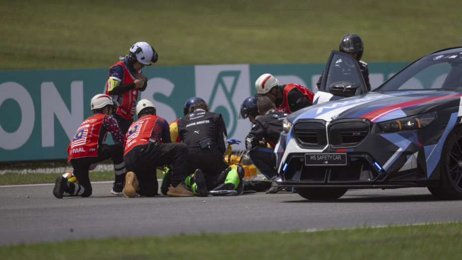 Teška nesreća na stazi u Sepangu: Vozaču Moto 3 kategorije se bore za život