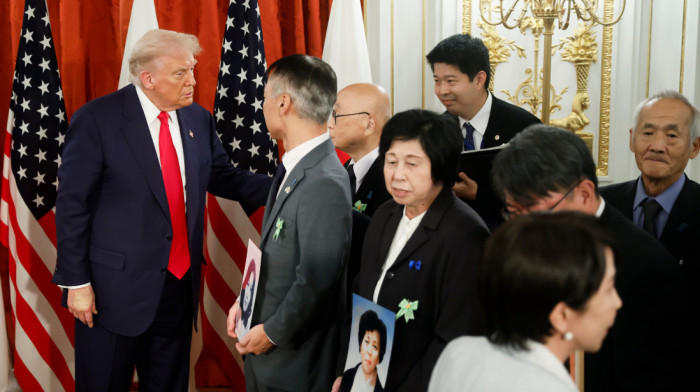 Tramp se sastao sa porodicama japanskih državljana otetih u Severnoj Koreji
