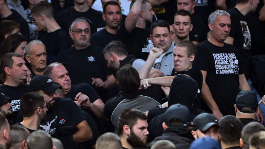 Partizan zabranio vinovnicima ulaz u dvoranu posle tuče na utakmici sa Parizom