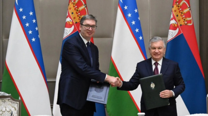 Vučić sa Mirzijojevom posadio drvo u Taškentu: Srbija i Uzbekistan jačaju prijateljstvo kroz nove sporazume