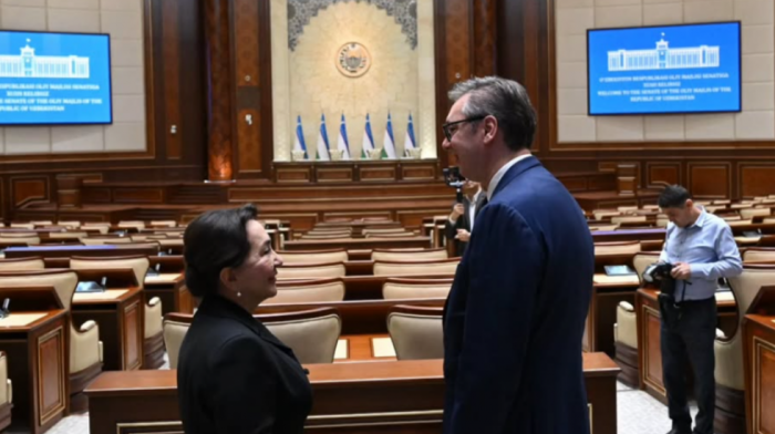 Vučić nastavlja posetu Uzbekistanu: Sastao se sa predsedavajućom parlamenta Uzbekistana Narabaevom (FOTO)