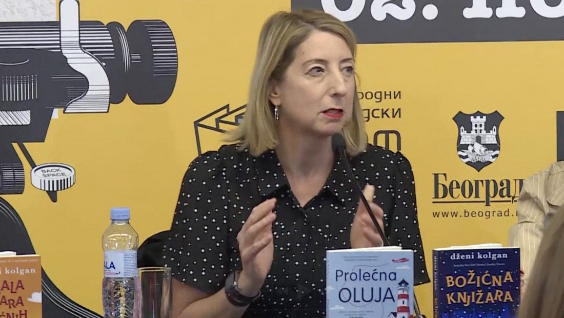 Dženi Kolgan na Beogradskom sajmu knjiga: Sve što volim pokušavam da unesem u svoje knjige