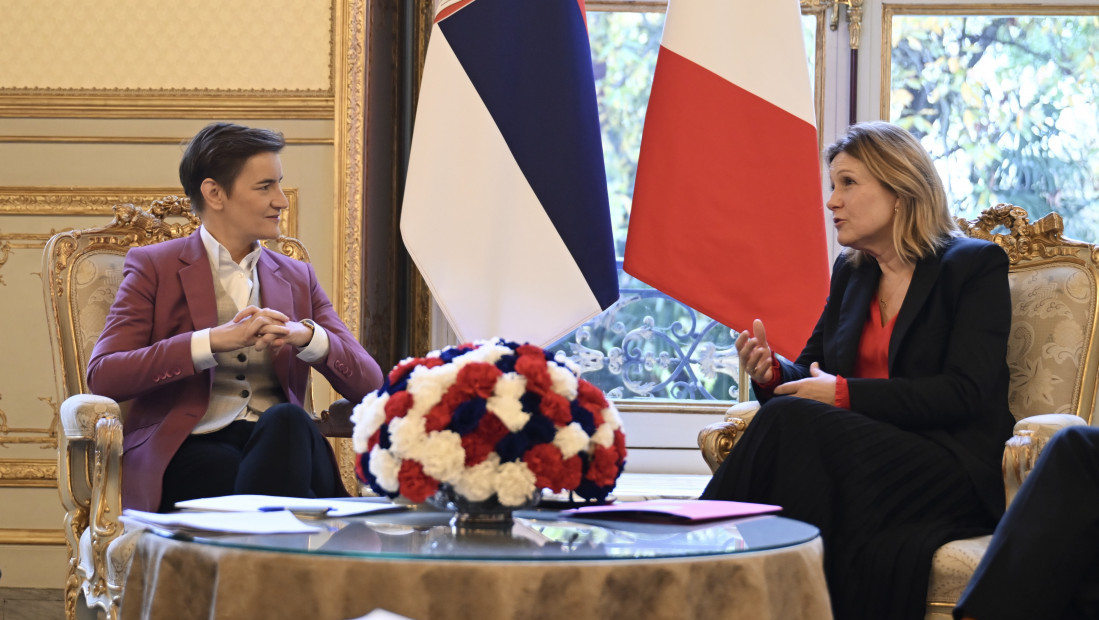 Brnabić u Parizu sa predsednicom francuske Narodne skupštine Jael Bron-Pive
