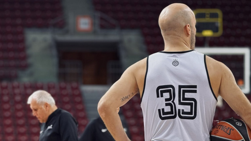 Kalates već na treningu kod Željka Obradovića