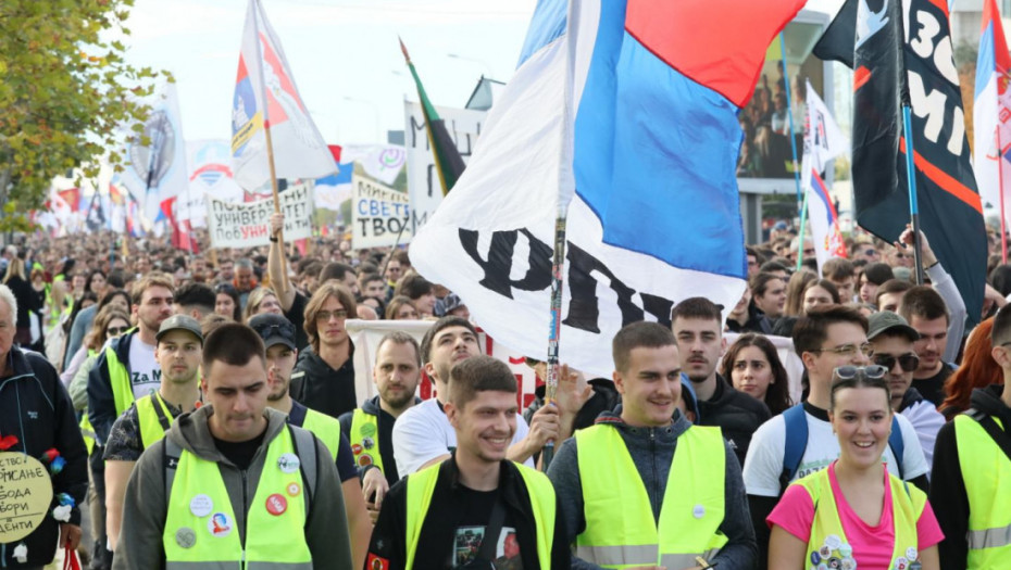 Studenti u blokadi objavili program obeležavanja godišnjice pada nadstrešnice na Železničkoj stanici u Novom Sadu